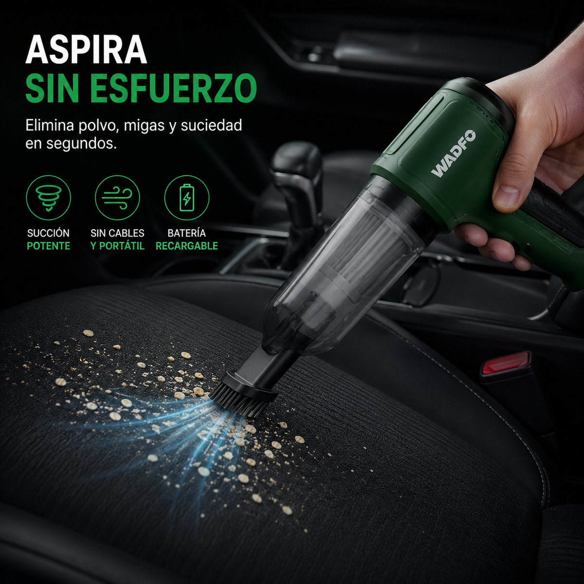 TurboVac- Aspirador Portátil 3 en 1