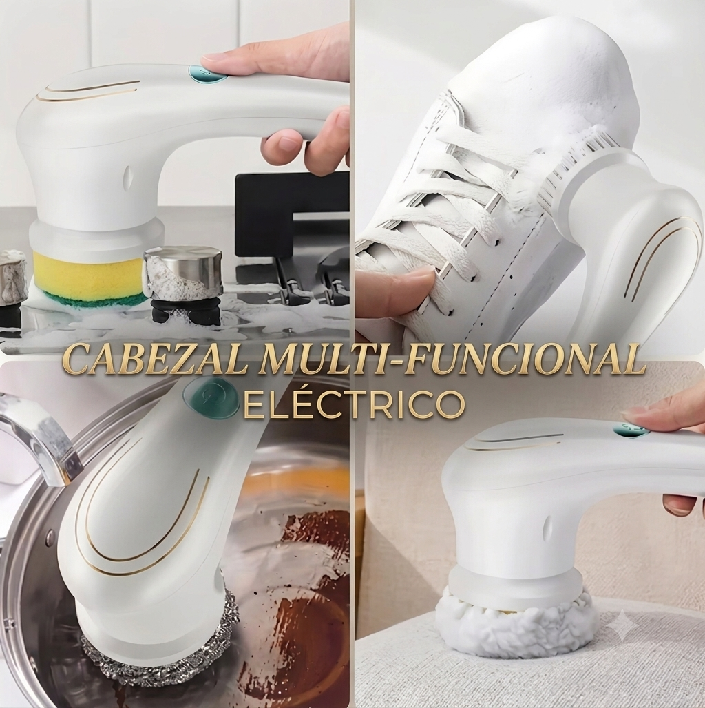TurboLimpia - Cepillo de Limpieza Portátil Recargable